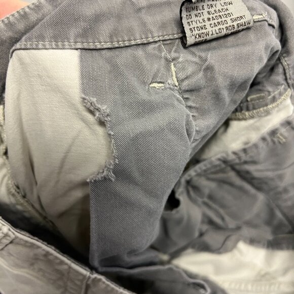 Volcom Stone Scout Tread Lightly Vintage Cargo Khaki Shorts - Picture 14 of 16